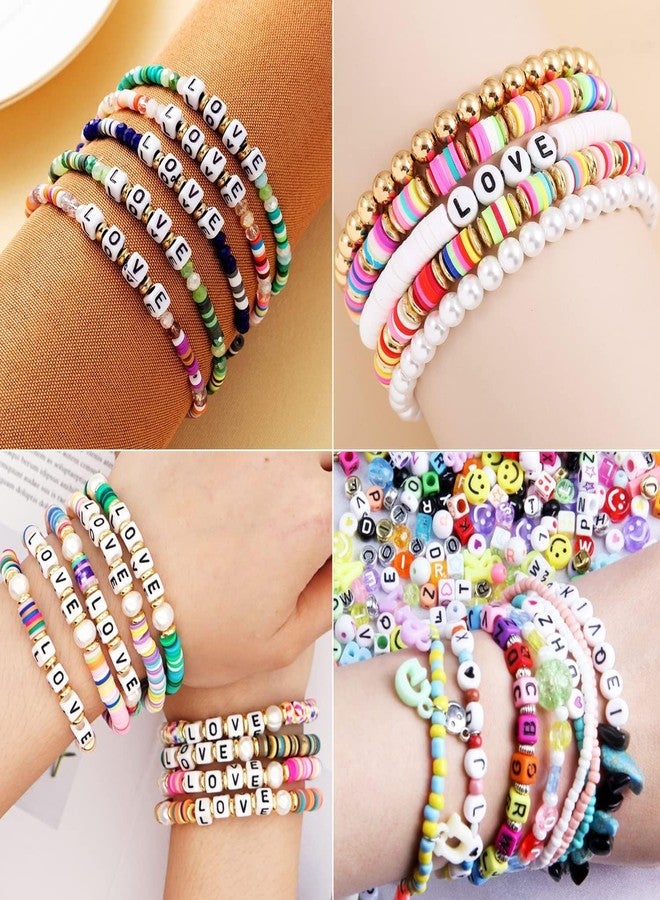 Beadsz مجموعة صنع الأساور من Beadsz، خرز بلاستيكي للأطفال، أدوات حرفية لصنع المجوهرات، قلائد، ربطات شعر، وخواتم، هدية مثالية لأعياد ميلاد الفتيات الصغيرات من عمر 4 إلى 7 سنوات، متعددة الألوان - Image 2